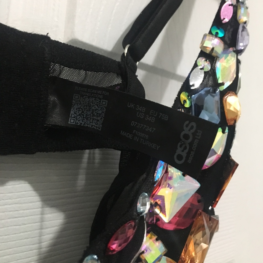 ASOS Rhinestone Bra - Picture 4 of 5